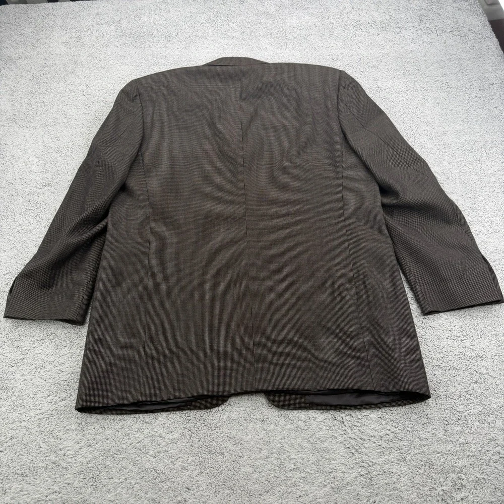Canali Boyd's Suit Mens 42R 36x29 Gray Wool Textured Blazer Cuff Pant Italy Made